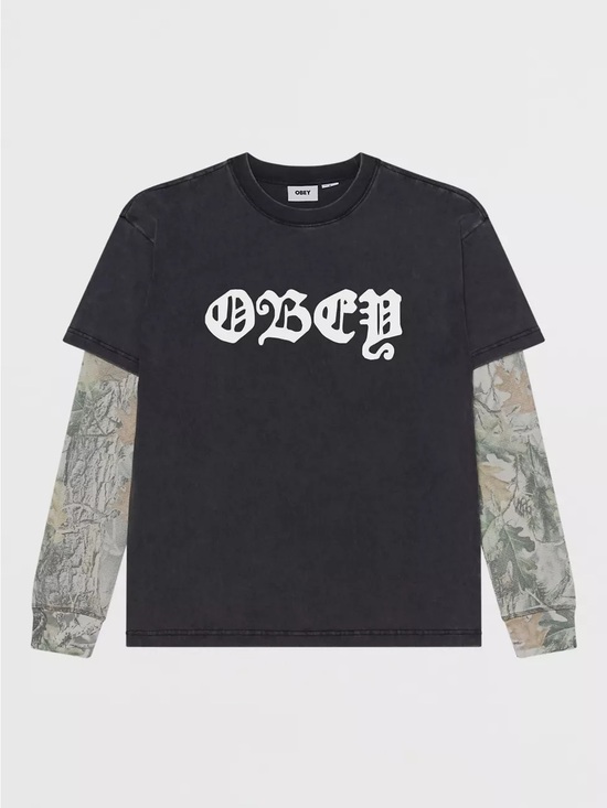 Obey Other - OBEY Camo Double Layer Long Sleeve Tee